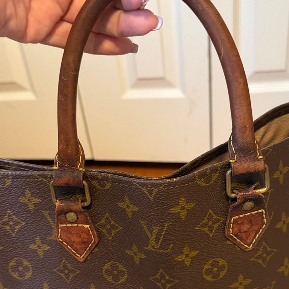 LOUIS VUITTON Monogram SAC PLAT Bag Vintage - Picture 5 of 16